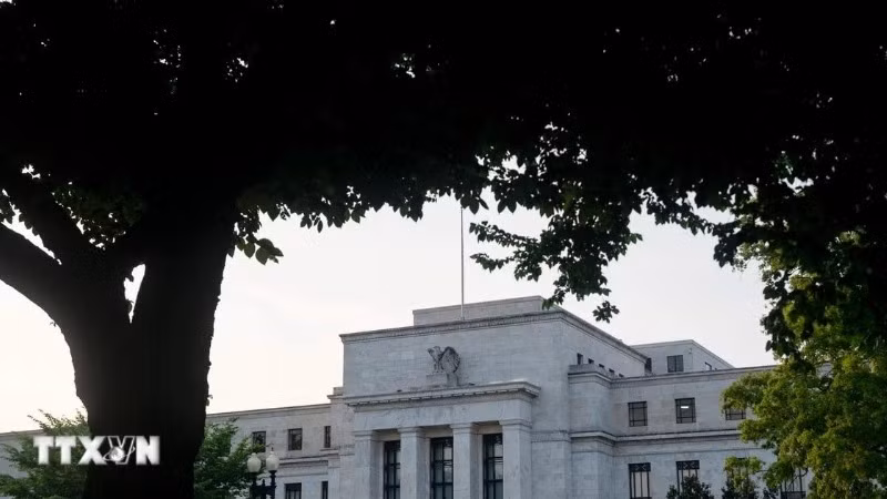 Trụ sở Cục Dự trữ Liên bang Mỹ (Fed) tại Washington, D.C., Mỹ. (Ảnh: THX/TTXVN)