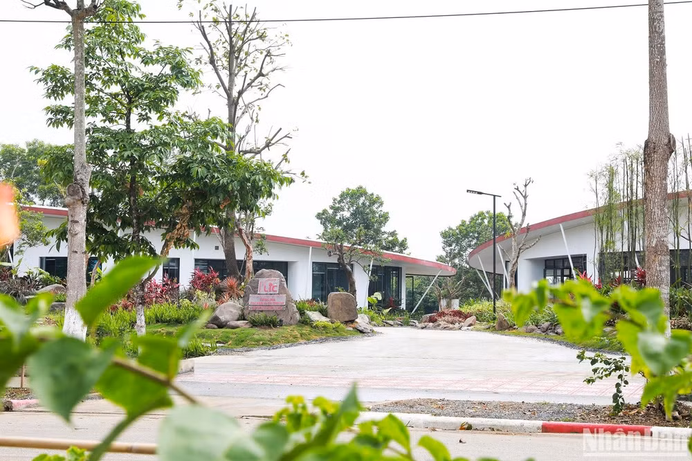 Trung tâm thư viện và tri thức số Đại học Quốc gia Hà Nội tại Hòa Lạc.