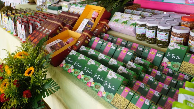 Sản phẩm OCOP của huyện Tháp Mười, tỉnh Đồng Tháp.