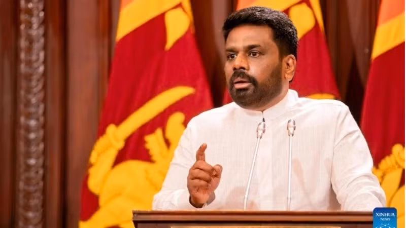 Tổng thống Sri Lanka Anura Kumara Dissanayaka. (Ảnh: Xinhua)