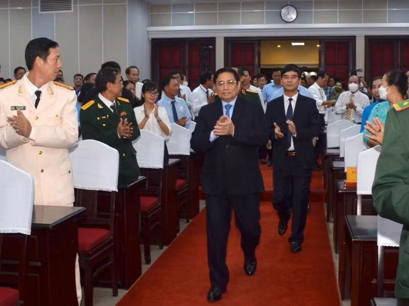 Thủ tướng Phạm Minh Chính dự Lễ kỷ niệm 30 năm tái lập tỉnh Bình Thuận.