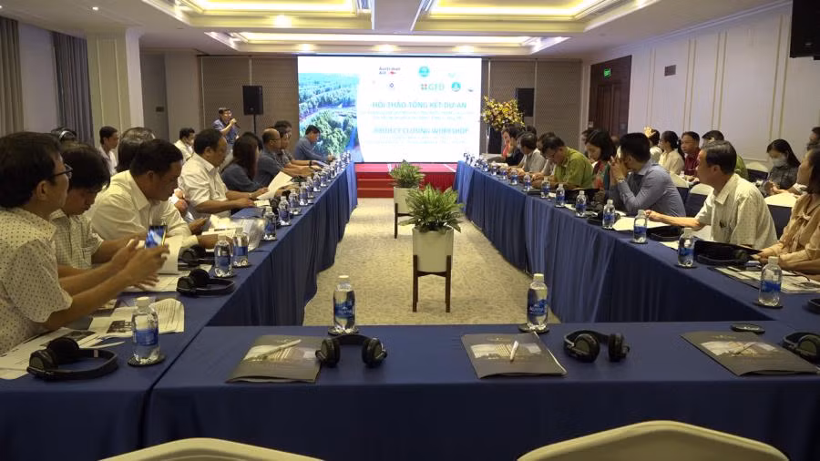 Hội thảo tổng kết dự án AQUAM được tổ chức tại Cà Mau ngày 16/8.