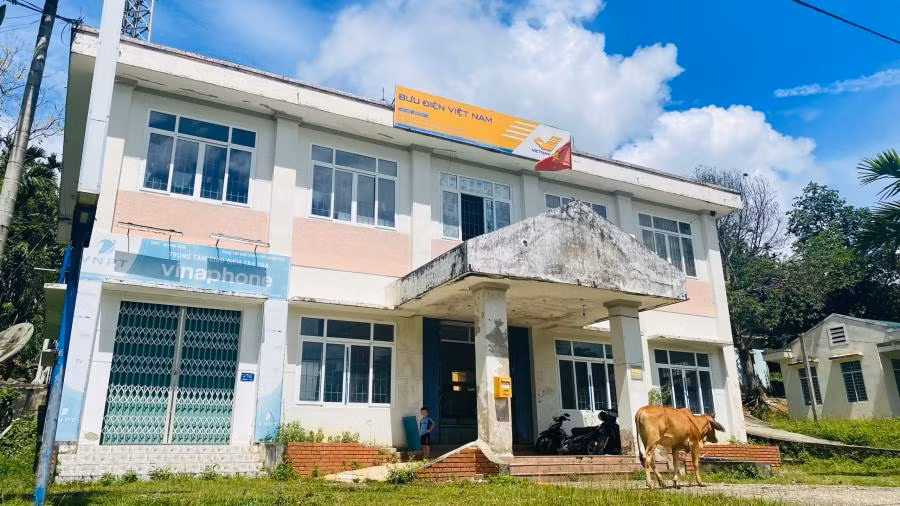 Bưu điện trung tâm huyện Tây Trà, nay là Bưu cục 3 huyện Trà Bồng.