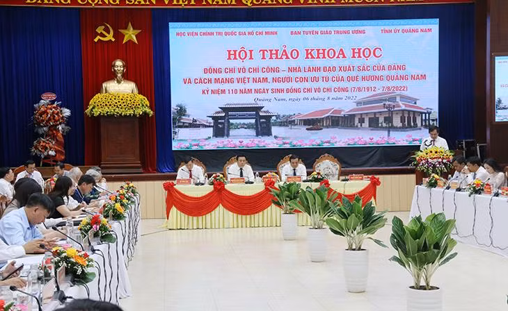 Phó Trưởng Ban Tuyên giáo Trung ương Phan Xuân Thủy phát biểu kết luận Hội thảo.