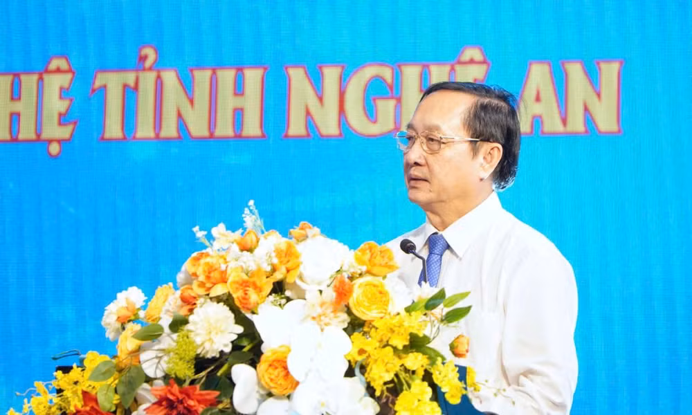 Bộ trưởng Khoa học và Công nghệ Huỳnh Thành Đạt phát biểu tại buổi lễ.