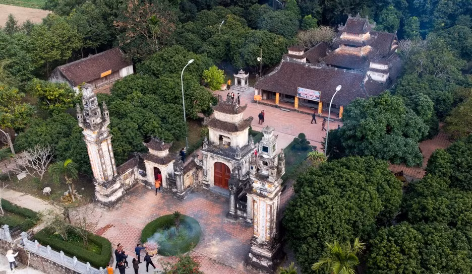 Một góc Đền thờ Nguyễn Xí.