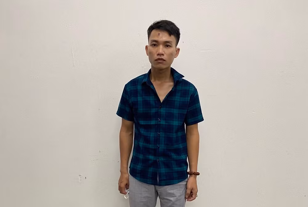 Nghi phạm Đinh Công Lăng bị bắt tại Đà Nẵng. (Ảnh do Công an cung cấp)