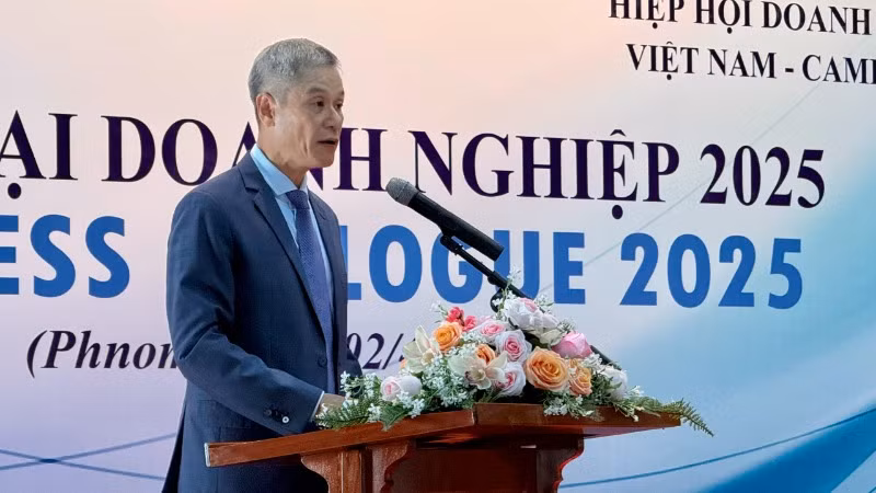 Đại sứ Nguyễn Minh Vũ phát biểu ý kiến tại hội nghị.