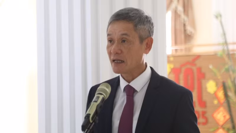 Đại sứ Nguyễn Minh Vũ phát biểu ý kiến tại buổi lễ. Đại sứ Nguyễn Minh Vũ phát biểu ý kiến tại buổi lễ.