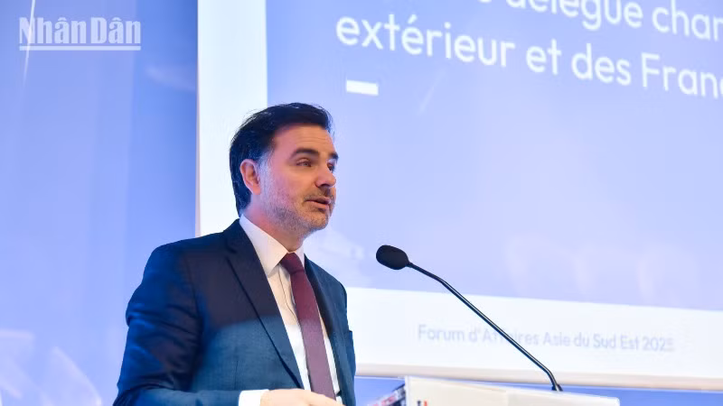 Bộ trưởng Laurent Saint-Martin tin tưởng rằng hợp tác kinh tế với Việt Nam và các nước ASEAN sẽ được thúc đẩy mạnh mẽ trong thời gian tới.
