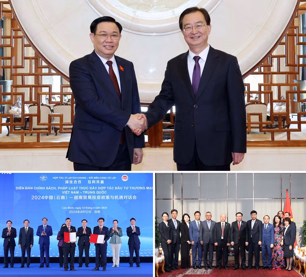 Chủ tịch Quốc hội tiếp Bí thư Thành ủy Thượng Hải Trần Cát Ninh; dự và phát biểu tại Diễn đàn Chính sách pháp luật thúc đẩy hợp tác đầu tư thương mại Việt Nam - Trung Quốc; thăm Khu thí điểm mậu dịch tự do Thượng Hải. (Ảnh: TTXVN)