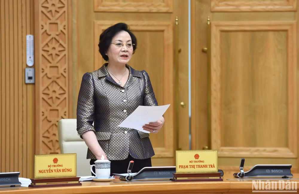 Bộ trưởng Nội vụ Phạm Thị Thanh Trà phát biểu. Bộ trưởng Nội vụ Phạm Thị Thanh Trà phát biểu.