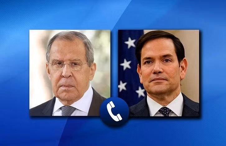 Ngoại trưởng Mỹ Marco Rubio điện đàm với Ngoại trưởng Nga Sergei Lavrov.