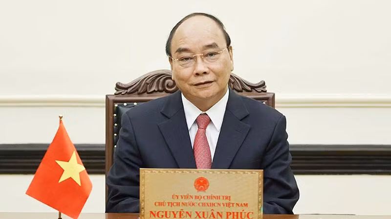 Chủ tịch nước Nguyễn Xuân Phúc.