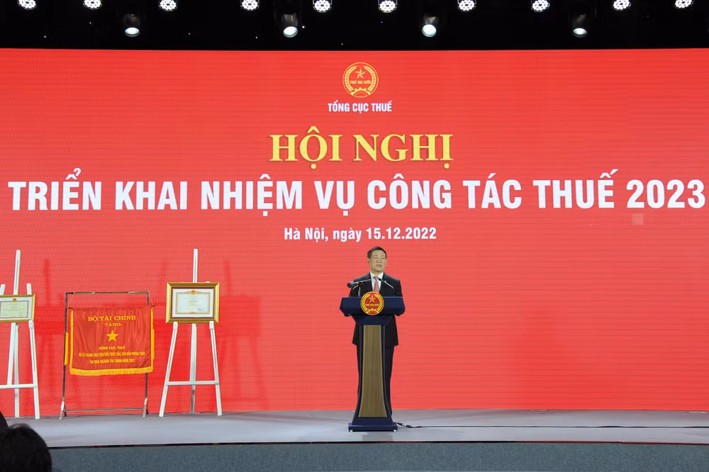 Bộ trưởng Hồ Đức Phớc phát biểu tại Hội nghị.