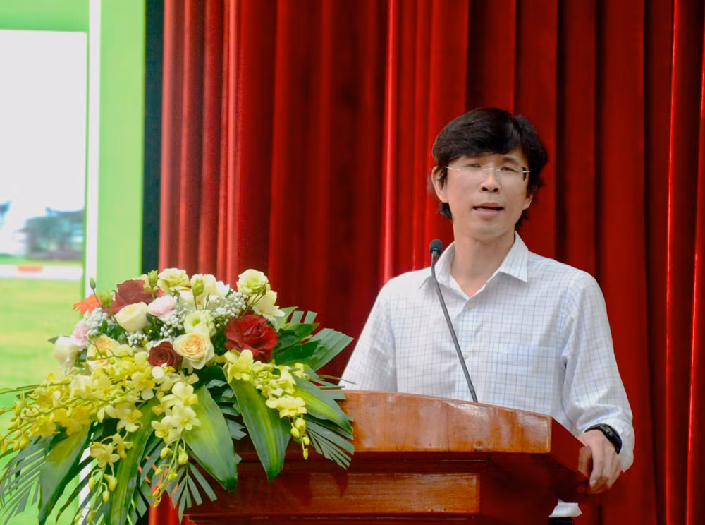 PGS, TS Nguyễn Anh Thi, Trưởng Ban Quản lý Khu Công nghệ cao thành phố Hồ Chí Minh phát biểu.