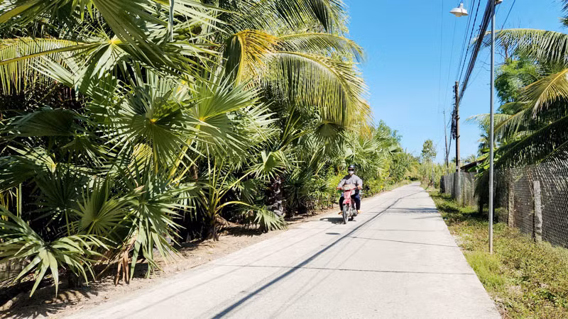Lộ giao thông nông thôn xã Hưng Yên, huyện An Biên.