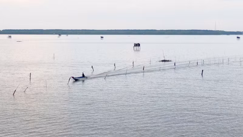 Vùng ven biển Kiên Giang. (Ảnh: THỦY NGUYÊN)
