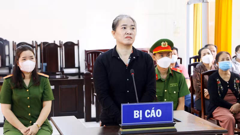 Bị cáo Nguyễn Thị Tươi.
