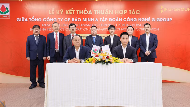 Bảo Minh & G-Group ký kết thỏa thuận hợp tác.