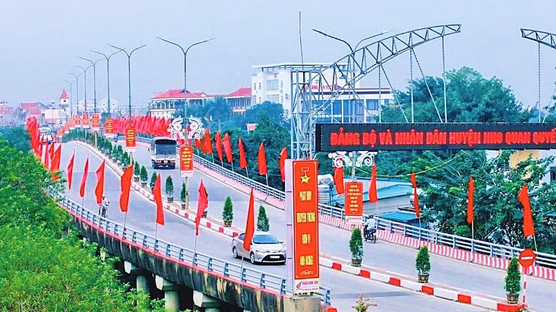 Nho Quan là huyện miền núi có diện tích tự nhiên lớn nhất tỉnh Ninh Bình.