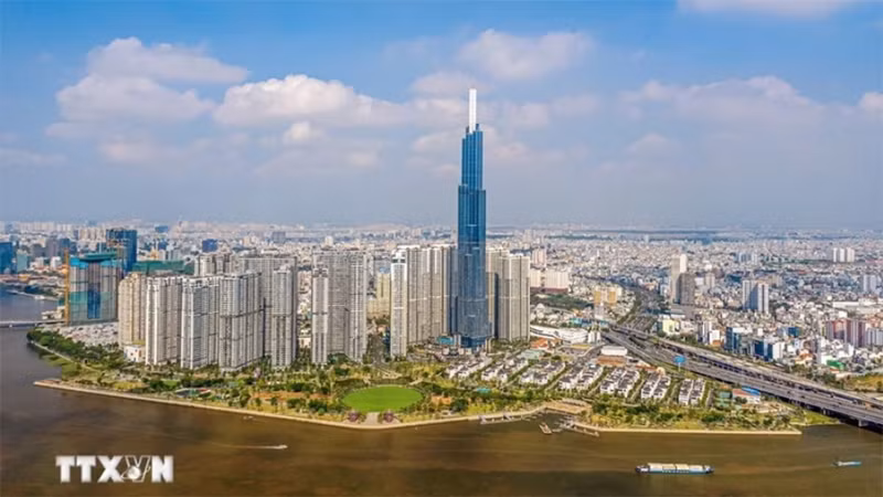 Một góc Thành phố Hồ Chí Minh. (Nguồn: TTXVN)