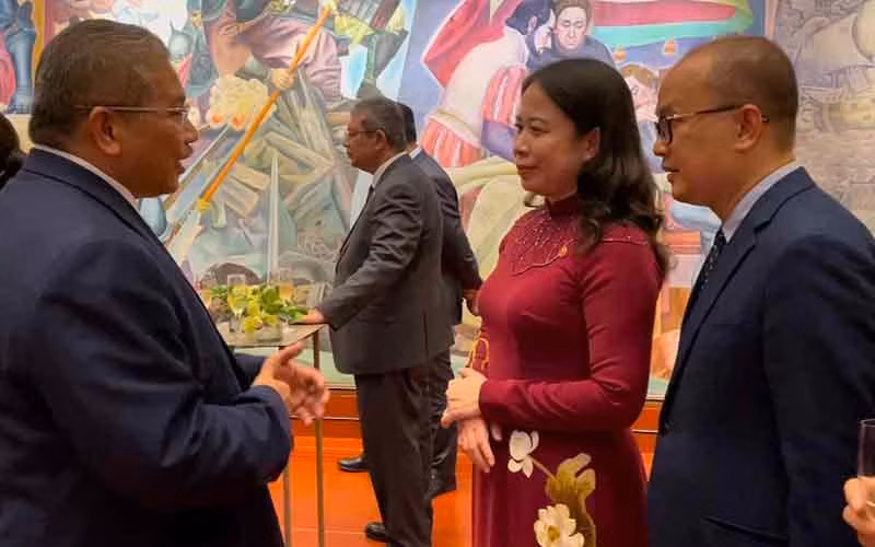 Phó Chủ tịch nước Võ Thị Ánh Xuân hội kiến Tổng thống Philippines -0