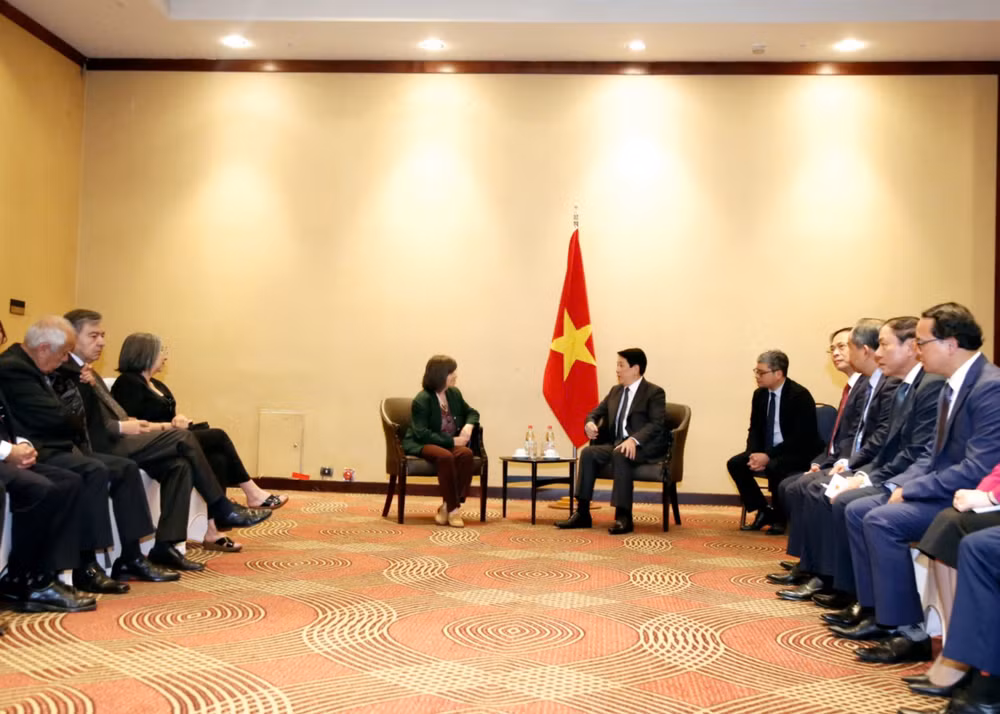 Toàn cảnh buổi tiếp Toàn cảnh buổi tiếp
