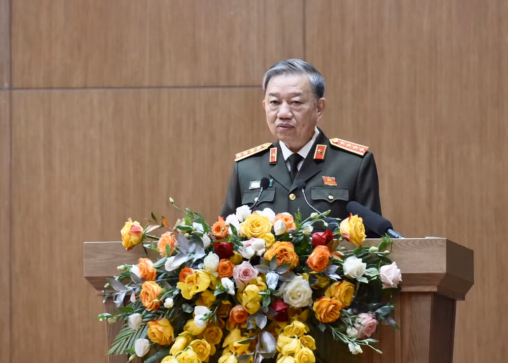 Đại tướng Tô Lâm, Bộ trưởng Công an chủ trì hội nghị. (Ảnh: Trần Hải) Đại tướng Tô Lâm, Bộ trưởng Công an chủ trì hội nghị. (Ảnh: Trần Hải)