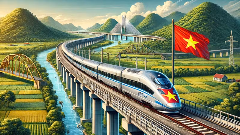 Tuyến đường sắt tốc độ cao bắc-nam được đề xuất đầu tư với chiều dài 1.541 km, quy mô đường đôi, khổ 1.435 mm, điện khí hóa, hạ tầng thiết kế với tốc độ 350 km/giờ. 