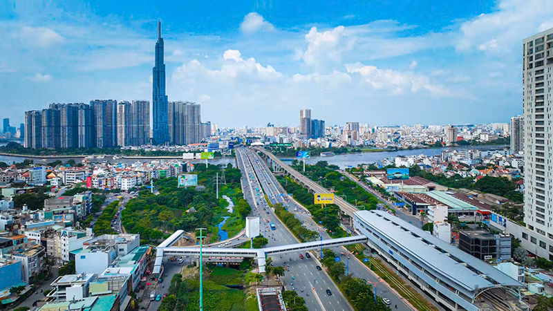 Thành phố Hồ Chí Minh được mệnh danh là thành phố năng động và tràn đầy sức sống. Ảnh: Hoàng Triều