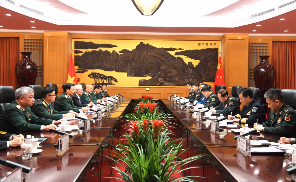 Toàn cảnh cuộc hội kiến.