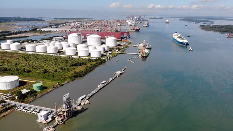 Kho cảng LNG Thị Vải.