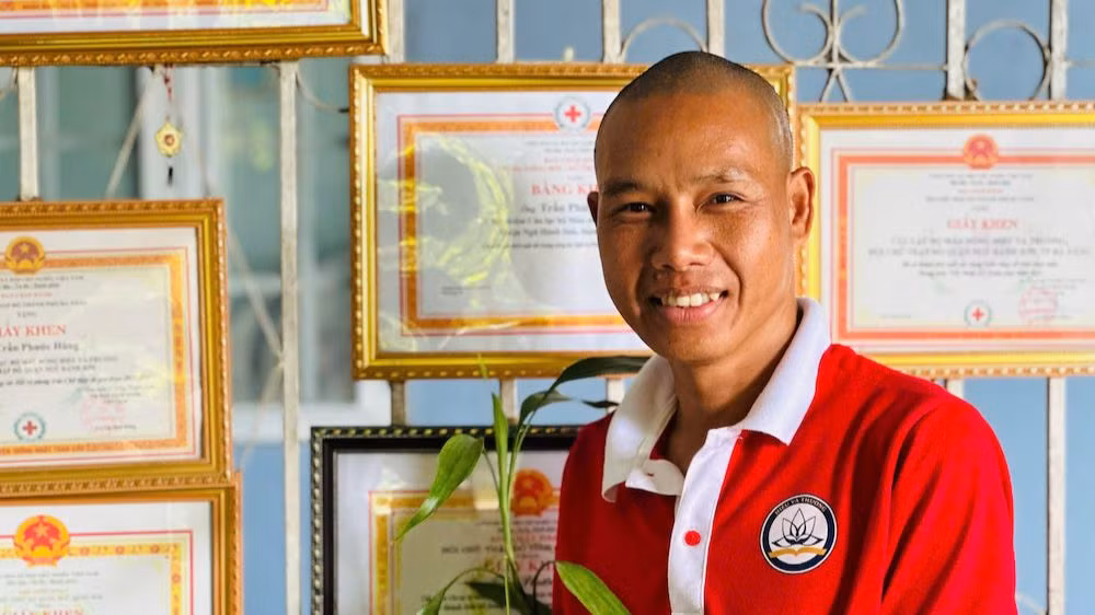 Anh Trần Phước Hùng, Chủ nhiệm CLB máu nóng “Hiểu và Thương”.
