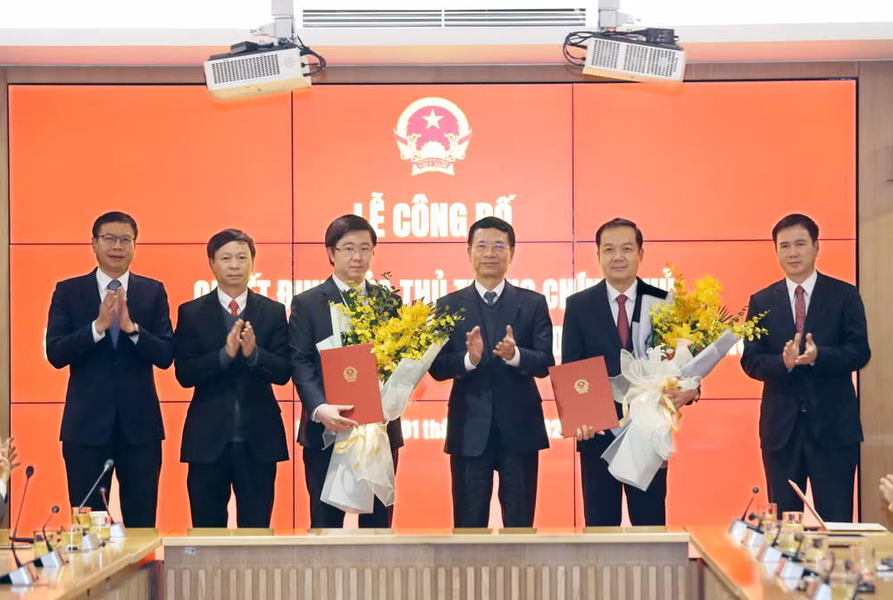 Công bố quyết định điều động, bổ nhiệm Thứ trưởng Bộ Khoa học và Công nghệ.