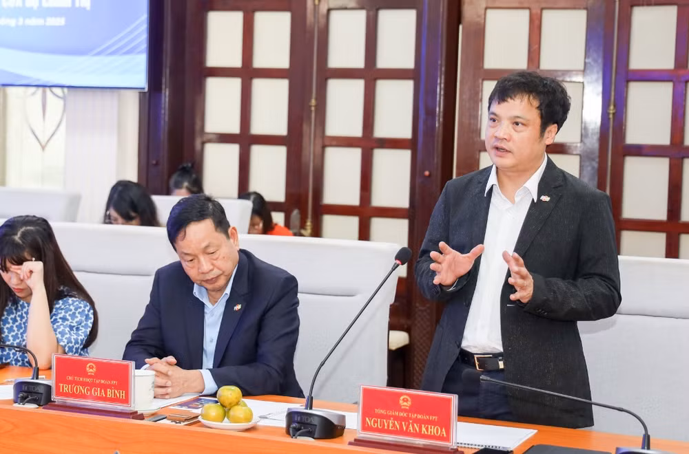 Ông Nguyễn Văn Khoa, Tổng Giám đốc Tập đoàn FPT.