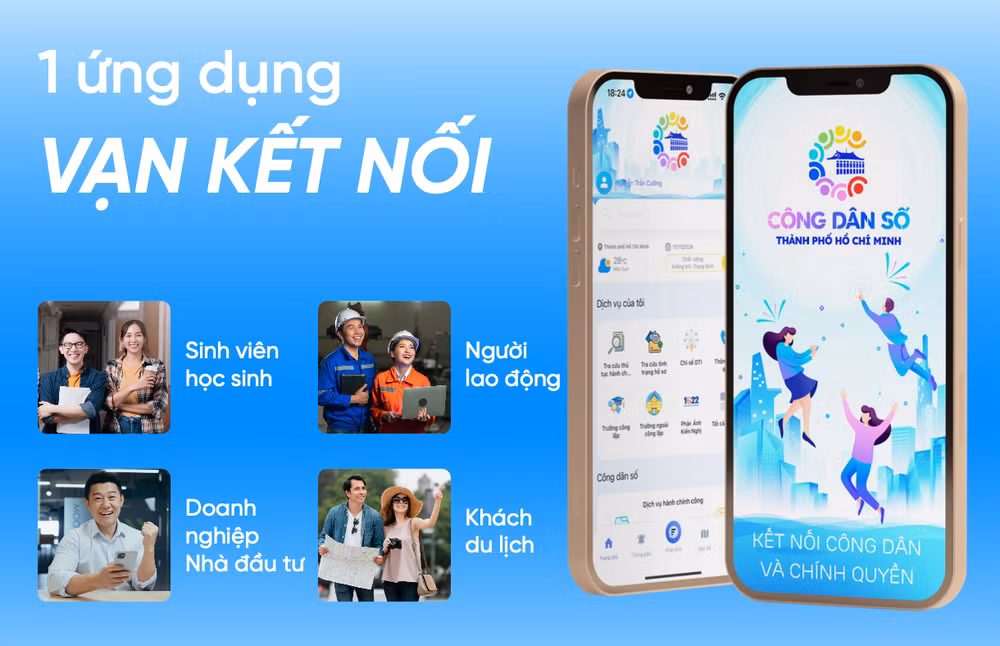 Ngày 14/11/2024, Thành phố Hồ Chí Minh ra mắt Ứng dụng Công dân số. Ngày 14/11/2024, Thành phố Hồ Chí Minh ra mắt Ứng dụng Công dân số.