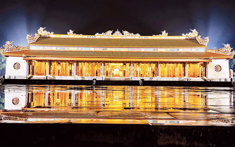 Điện Thái Hòa sau đại trùng tu.