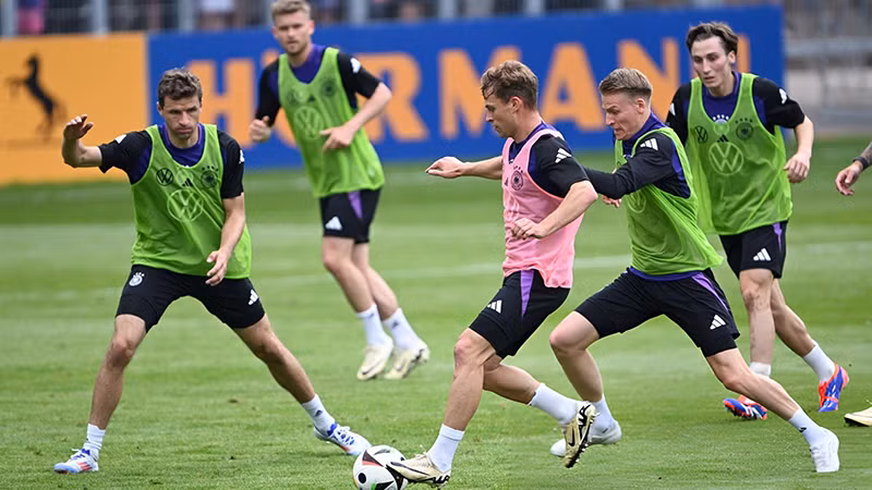 Đội tuyển Đức luyện tập chuẩn bị cho EURO 2024.