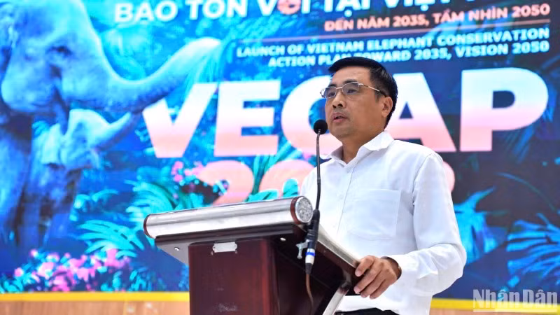 Ông Nguyễn Quốc Trị, Thứ trưởng Bộ Nông nghiệp và Phát triển nông thôn chia sẻ tại Lễ công bố kế hoạch VECAP 2022. Ông Nguyễn Quốc Trị, Thứ trưởng Bộ Nông nghiệp và Phát triển nông thôn chia sẻ tại Lễ công bố kế hoạch VECAP 2022.