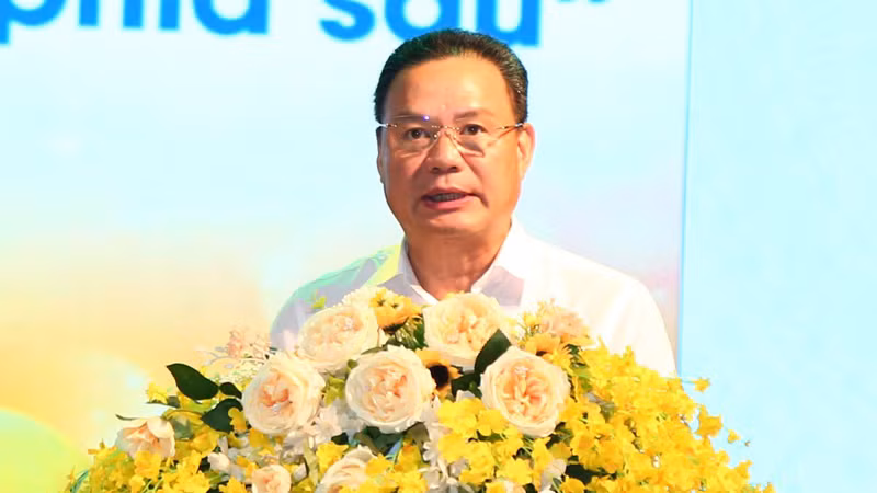 Thứ trưởng Lao động-Thương binh và Xã hội Lê Văn Thanh phát biểu tại hội thi. Thứ trưởng Lao động-Thương binh và Xã hội Lê Văn Thanh phát biểu tại hội thi.