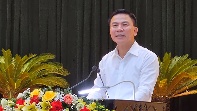 Bí thư Tỉnh ủy Thanh Hóa phát biểu tại Hội nghị. Bí thư Tỉnh ủy Thanh Hóa phát biểu tại Hội nghị.