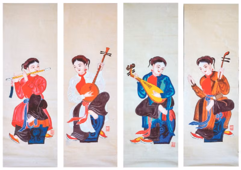 Họa sĩ trẻ sáng tạo đổi mới dòng tranh dân gian 