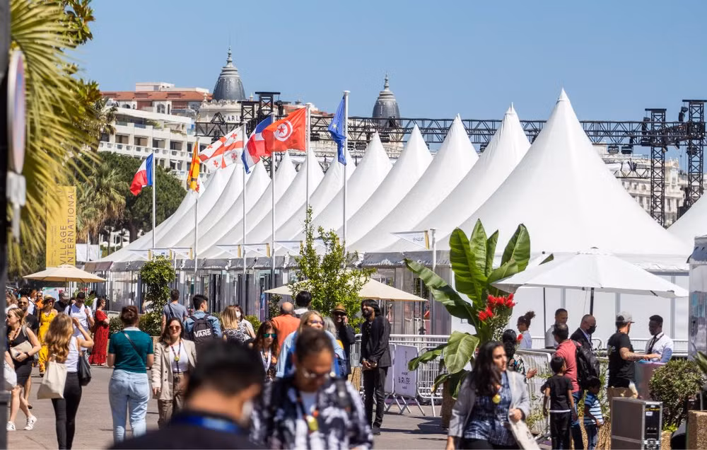 Sự kiện Chợ phim là một trong những hoạt động sôi động nhất của Liên hoan phim Cannes. (Ảnh: Đại sứ quán Pháp tại Việt Nam)