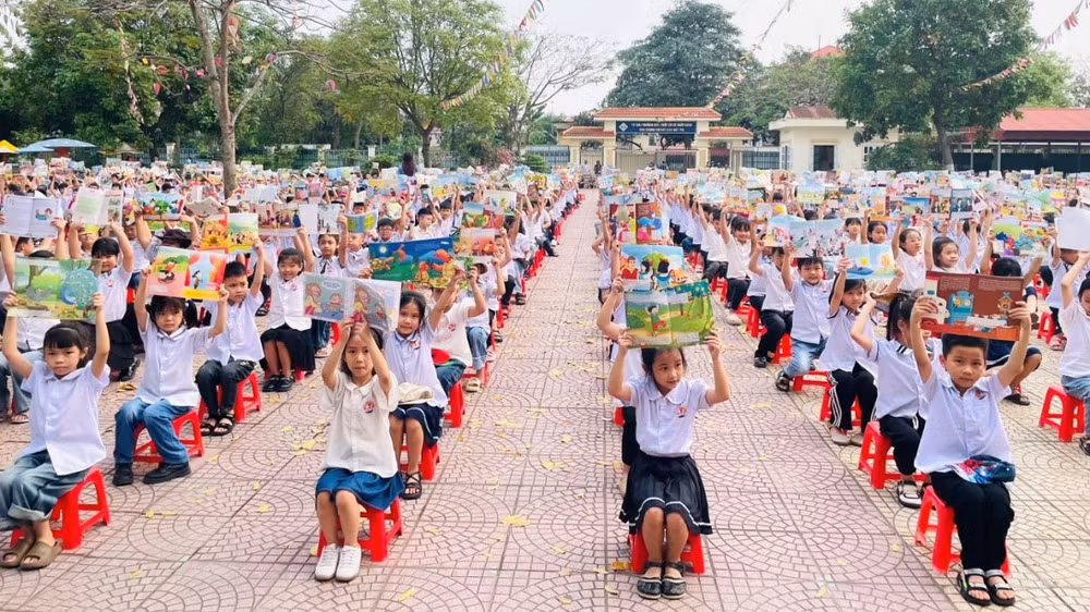 Đẩy mạnh xây dựng đời sống văn hóa, phong trào đọc sách được hưởng ứng mạnh mẽ trong hệ thống nhà trường tại Gia Lộc.