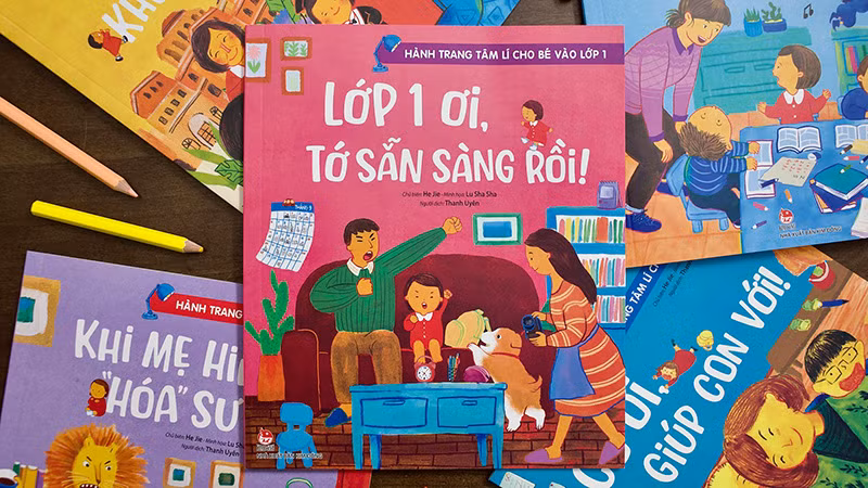 Bộ sách “Hành trang tâm lí cho bé vào lớp 1” Bộ sách “Hành trang tâm lí cho bé vào lớp 1”