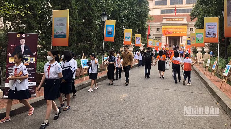 Ngày Sách và Văn hóa đọc Việt Nam tại Thư viện Quốc gia năm 2023.