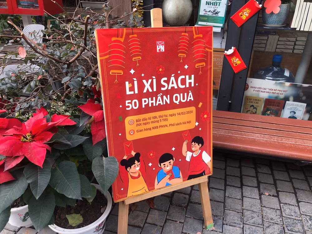 Chương trình "Lì xì sách" của Nhà xuất bản Phụ nữ Việt Nam. Chương trình "Lì xì sách" của Nhà xuất bản Phụ nữ Việt Nam.