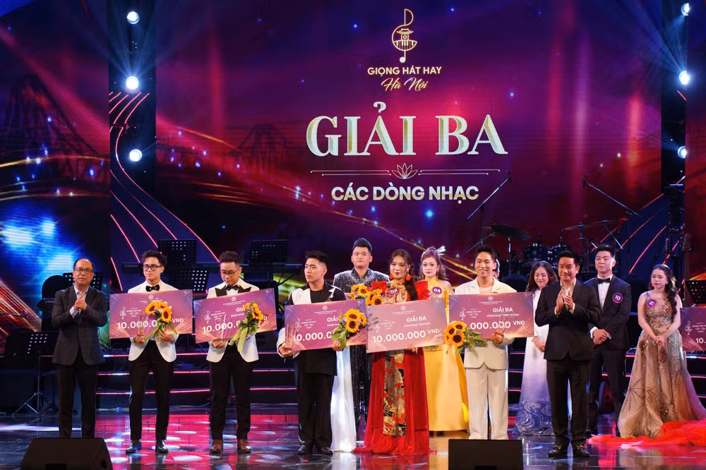 Các thí sinh giành giải Ba cuộc thi.