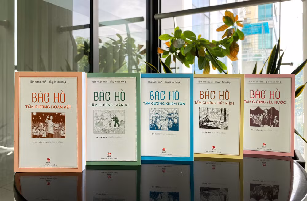 Bộ sách “Rèn nhân cách – Luyện tài năng”. (Ảnh: Nhà xuất bản Kim Đồng)